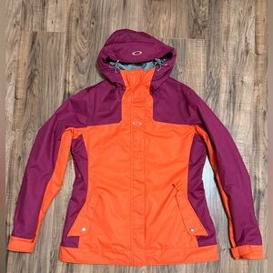 Oakley Women's Bright Orange Ski Jacket